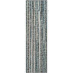 Premium Machine Washable Mayfield  Peacock 2'3" x 7'6" Runner Rug