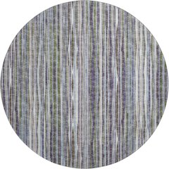 Premium Machine Washable Mayfield  Plum 8' x 8' Round Rug