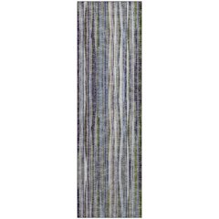 Premium Machine Washable Mayfield  Plum 2'3" x 7'6" Runner Rug