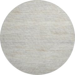 Premium Machine Washable Mayfield  Beige 8' x 8' Round Rug