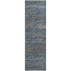Premium Machine Washable Mayfield  Blue 2'3" x 7'6" Runner Rug
