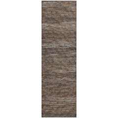Premium Machine Washable Mayfield  Brown 2'3" x 7'6" Runner Rug