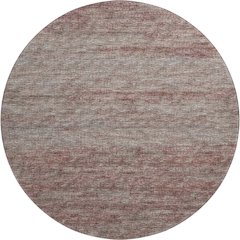 Premium Machine Washable Mayfield  Burgundy 8' x 8' Round Rug