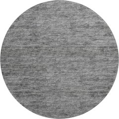 Premium Machine Washable Mayfield  Gray 8' x 8' Round Rug