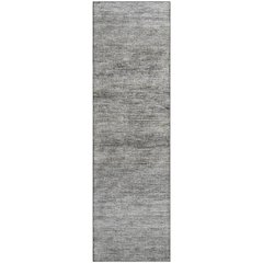 Premium Machine Washable Mayfield  Silver 2'3" x 7'6" Runner Rug