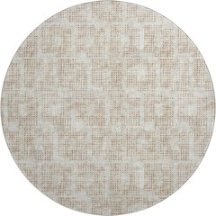Premium Machine Washable Mayfield  Spice 8' x 8' Round Rug