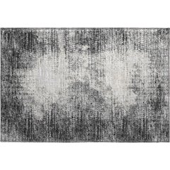 Premium Machine Washable Mayfield  Black 1'8" x 2'6" Rug