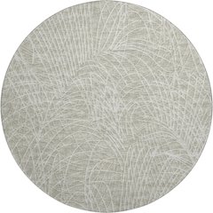 Premium Machine Washable Mayfield  Beige 8' x 8' Round Rug