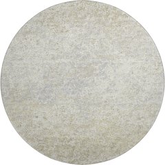 Premium Machine Washable Mayfield  Beige 8' x 8' Round Rug