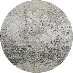 Premium Machine Washable Mayfield  Gray 8' x 8' Round Rug