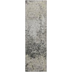 Premium Machine Washable Mayfield  Gray 2'3" x 7'6" Runner Rug