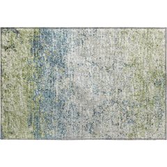 Premium Machine Washable Mayfield  Green 1'8" x 2'6" Rug