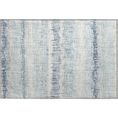 Premium Machine Washable Mayfield  Blue 1'8" x 2'6" Rug