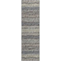 Premium Machine Washable Mayfield  Gray 2'3" x 7'6" Runner Rug