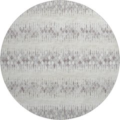 Premium Machine Washable Mayfield  Beige 8' x 8' Round Rug