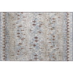 Premium Machine Washable Mayfield  Blue 1'8" x 2'6" Rug