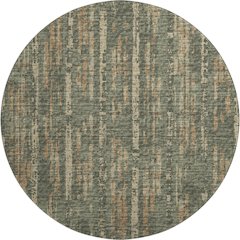 Premium Machine Washable Mayfield  Green 8' x 8' Round Rug