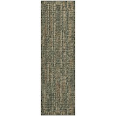 Premium Machine Washable Mayfield  Green 2'3" x 7'6" Runner Rug
