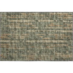 Premium Machine Washable Mayfield  Green 1'8" x 2'6" Rug