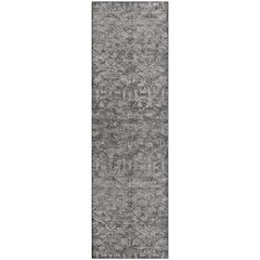 Premium Machine Washable Mayfield  Charcoal 2'3" x 7'6" Runner Rug