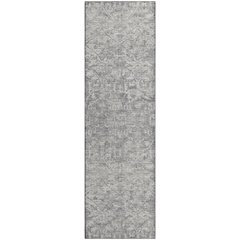 Premium Machine Washable Mayfield  Gray 2'3" x 7'6" Runner Rug