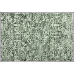Premium Machine Washable Mayfield  Green 1'8" x 2'6" Rug