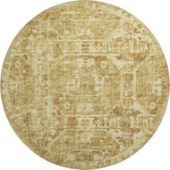 Premium Machine Washable Mayfield  Gilded 8' x 8' Round Rug