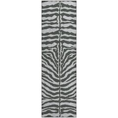 Premium Machine Washable Mayfield  Gray 2'3" x 7'6" Runner Rug