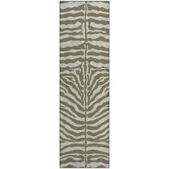 Premium Machine Washable Mayfield  Taupe 2'3" x 7'6" Runner Rug