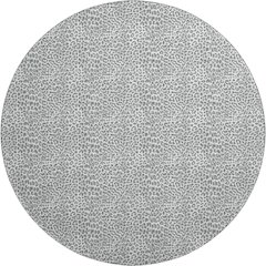 Premium Machine Washable Mayfield  Gray 8' x 8' Round Rug
