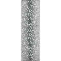 Premium Machine Washable Mayfield  Gray 2'3" x 7'6" Runner Rug