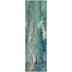 Premium Machine Washable Mayfield  Seaglass 2'3" x 7'6" Runner Rug
