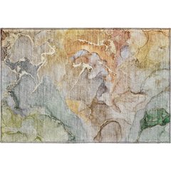 Premium Machine Washable Mayfield  Beige 1'8" x 2'6" Rug