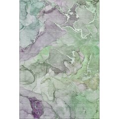 Premium Machine Washable Mayfield  Green 2'6" x 3'10" Rug
