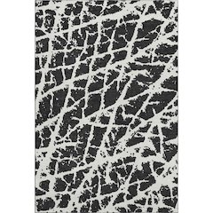 Premium Machine Washable Mayfield  Black 2'6" x 3'10" Rug