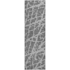 Premium Machine Washable Mayfield  Charcoal 2'3" x 7'6" Runner Rug