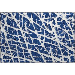 Premium Machine Washable Mayfield  Navy 1'8" x 2'6" Rug