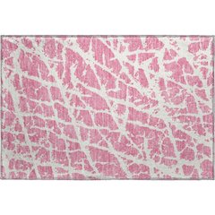 Premium Machine Washable Mayfield  Pink 1'8" x 2'6" Rug