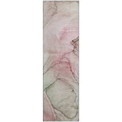 Premium Machine Washable Mayfield  Blush 2'3" x 7'6" Runner Rug
