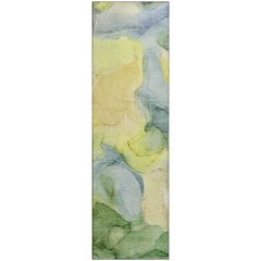 Premium Machine Washable Mayfield  Yellow 2'3" x 7'6" Runner Rug