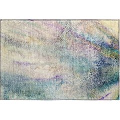Premium Machine Washable Mayfield  Blue 1'8" x 2'6" Rug