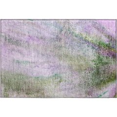 Premium Machine Washable Mayfield  Purple 1'8" x 2'6" Rug