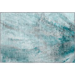 Premium Machine Washable Mayfield  Teal 1'8" x 2'6" Rug