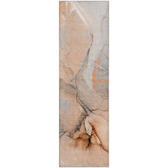 Premium Machine Washable Mayfield  Orange 2'3" x 7'6" Runner Rug