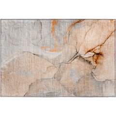 Premium Machine Washable Mayfield  Orange 1'8" x 2'6" Rug