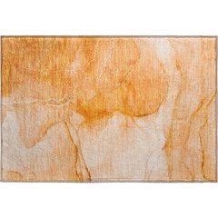 Premium Machine Washable Mayfield  Orange 1'8" x 2'6" Rug