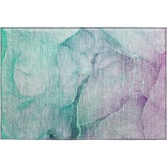 Premium Machine Washable Mayfield  Aloe 1'8" x 2'6" Rug