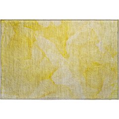 Premium Machine Washable Mayfield  Gold 1'8" x 2'6" Rug