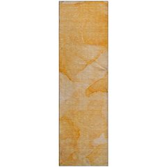 Premium Machine Washable Mayfield  Orange 2'3" x 7'6" Runner Rug
