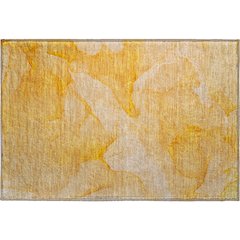 Premium Machine Washable Mayfield  Orange 1'8" x 2'6" Rug